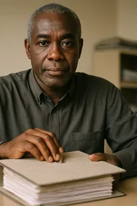 A financial controller closing a completed project file