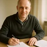 A financial controller signing off a valuation