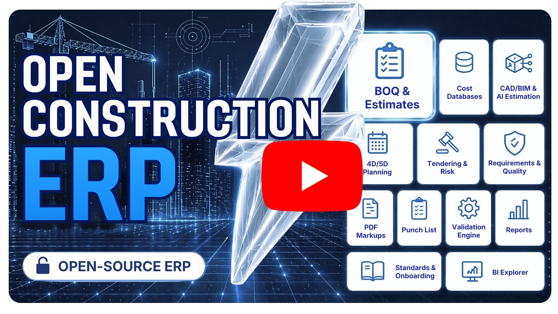OpenConstructionERP — video walkthrough thumbnail